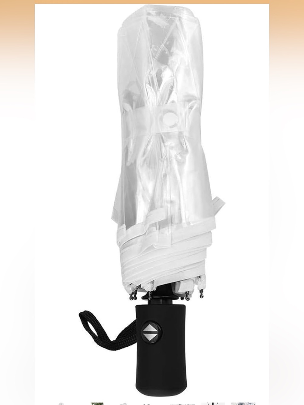 Flylin Clear Umbrella-Automatic Open Foldable